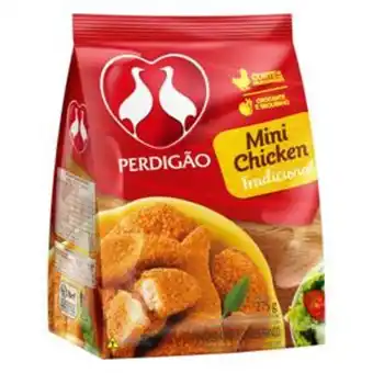 Big Box Empanado de frango tradicional perdigão mini chicken pacote 275g oferta