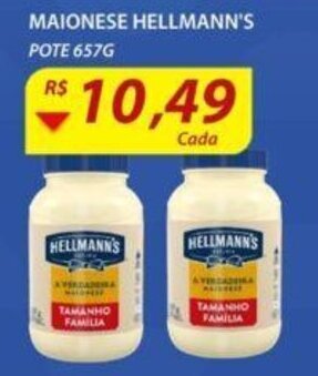 Maionese Hellmann's 657g