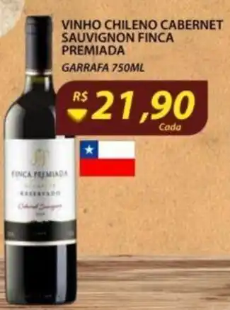 Vinho Chileno Cabernet Sauvignon Finca Premiada 750ml