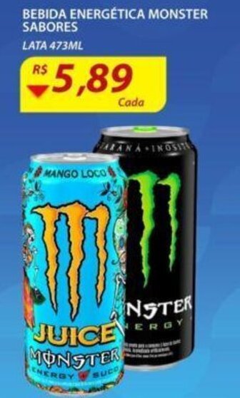 Assaí Atacadista Bebida Energetica Monster Sabores 473ml oferta