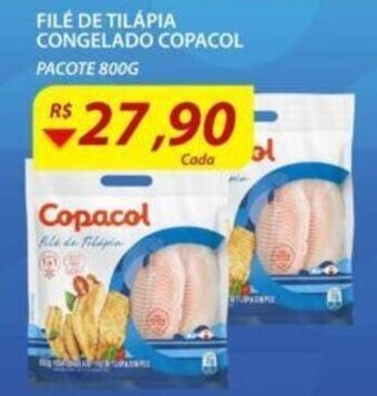 Assaí Atacadista File de Tilapia congelado Copacol 800g oferta