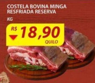 Assaí Atacadista Costela Bovina Minga Resfriada Reserva oferta