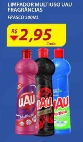 Assaí Atacadista Limpador Multiuso Uau Fragrancias 500ml oferta