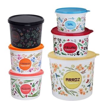 Tupperware Kit floral (6 peças) oferta