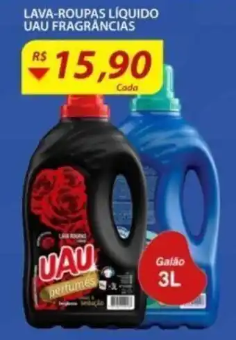 Assaí Atacadista Lava roupas Liquido Uau Frag. 3L oferta