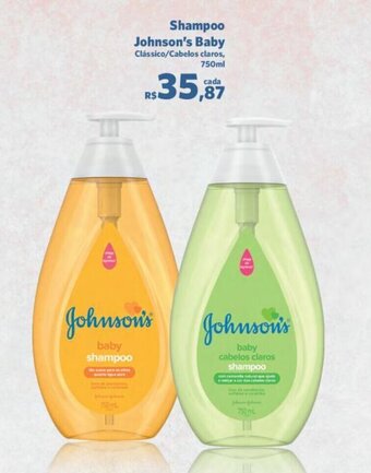 Sam's Club Shampoo Johnson's Baby 750ml oferta