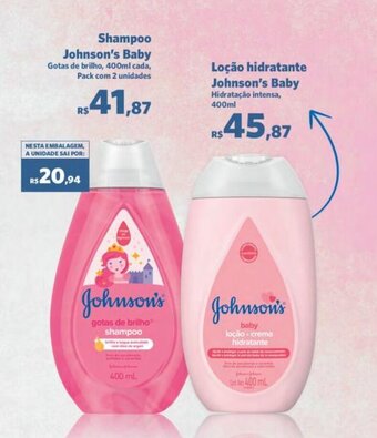 Sam's Club Shampoo Johnson's Baby 400ml oferta