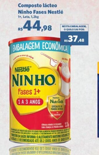 Sam's Club Composto Lacteo Ninho Fases Nestle 1.2kg oferta