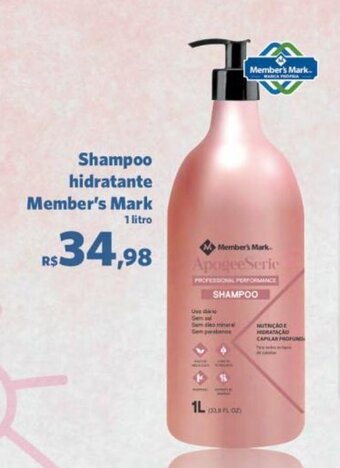 Sam's Club Shampoo Hidratante Member's Mark 1L oferta