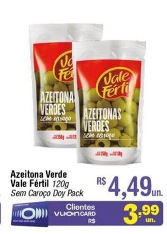Azeitona Verde Vale Fertil 120g