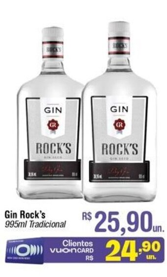 Fort Atacadista Gin Rocks 995ml oferta