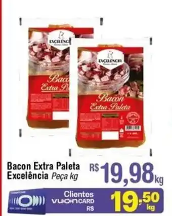 Fort Atacadista Bacon Extra Paleta Excelencia peca 1kg oferta