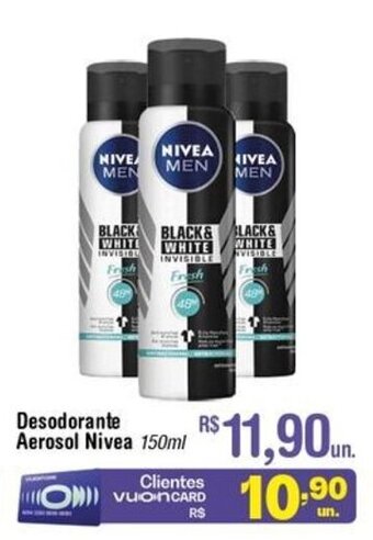 Fort Atacadista Desodorante Aerosol Nivea 150ml oferta