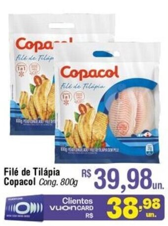 Fort Atacadista File de Tilapia Copacol 800g oferta