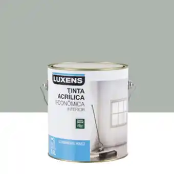 Leroy Merlin Tinta acrílica fosco econômica cinza névoa 3,6l luxens oferta