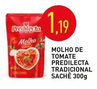Calvo Atacadista Molho de Tomate Predilecta Tradicional sache 300g oferta