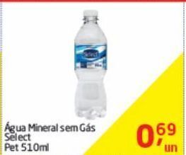 Tenda Atacado Água mineral sem gás select 510ml oferta