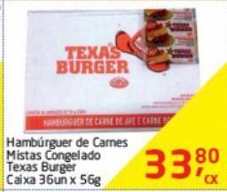 Tenda Atacado Hambúrguer de carnes mistas texas burguer oferta