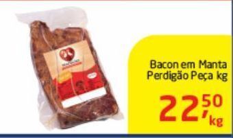 Tenda Atacado Bacon em manta perdigão kg oferta