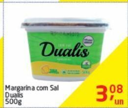 Tenda Atacado Margarina com sal dualis 500g oferta