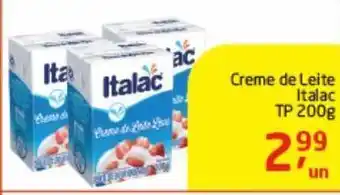 Tenda Atacado Creme de leite italac 200g oferta