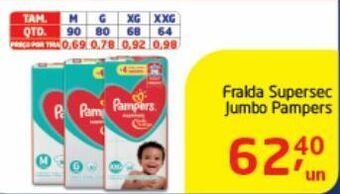 Tenda Atacado Fralda supersec jumbo pampers oferta