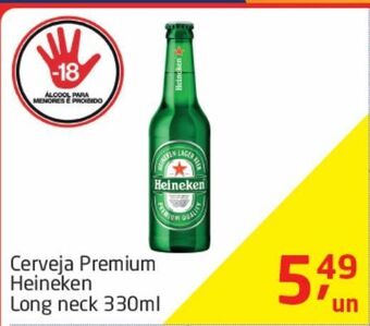 Tenda Atacado Cerveja premium heineken long neck 330ml oferta