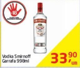 Tenda Atacado Vodka smirnoff 998ml oferta