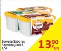 Tenda Atacado Sorvete fazenda jundiá 1.5lt oferta