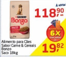 Alimento para cães bonzo 18 kg