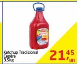 Tenda Atacado Ketchup tradicional cepêra 3.5kg oferta