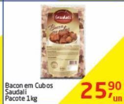 Tenda Atacado Bacon em cubos saudali kg oferta