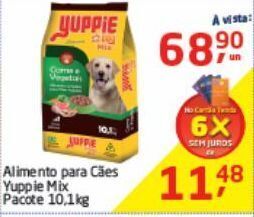 Tenda Atacado Alimento para cães yuppie mix 10,1kg oferta