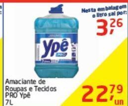 Tenda Atacado Amaciante de roupas e tecidos pro ypê 7l oferta