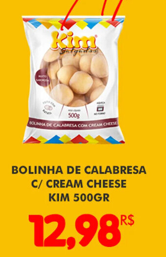 Mercadão Atacadista Bolinha de Calabresa c/ Cream Cheese Kim 500g oferta
