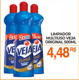 Mercadão Atacadista Limpador Multiuso Veja Original 500ml oferta
