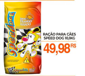Mercadão Atacadista Racao Para Caes Speed Dog 10.1kg oferta