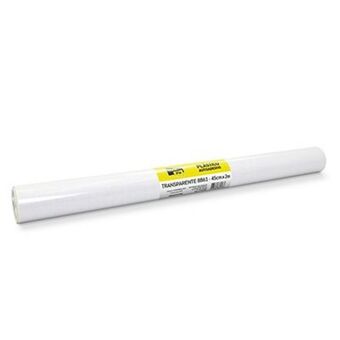 Kalunga Plástico autoadesivo transparente 45cmx2m stick fix pt 1 rl oferta