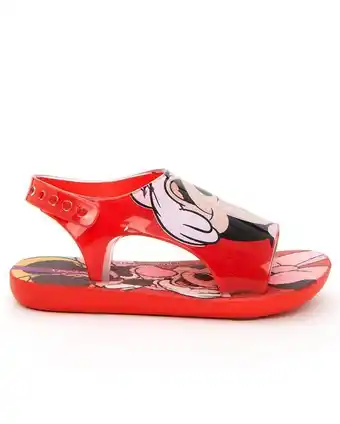 Sandália papete infantil minnie ipanema vermelho