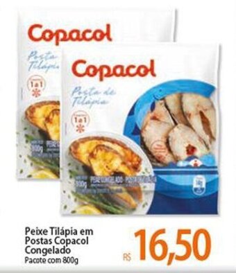 Atacadão Peixe Tilapia em Posta Copacol Congelado 800g oferta