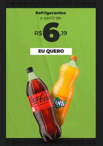 Pão de Açúcar Refrigerantes Coca Cola, Fanta oferta