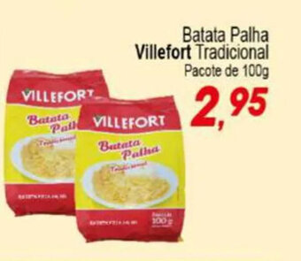 Villefort Atacadista Batata Palha Villefort Tradicional pacote de 100g oferta