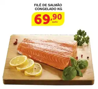 Roldão File de Salmao Congelado 1kg oferta