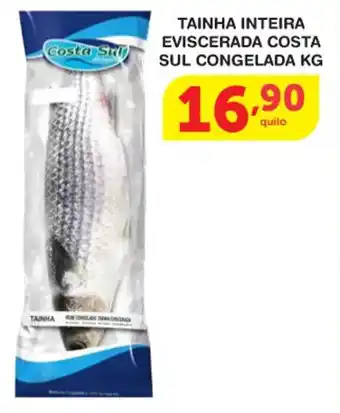 Roldão tainha Inteira Eviscerada Costa Sul Congelada 1kg oferta
