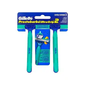 Drogaria Santa Marta Aparelho de barbear gillette prestobarba ultragrip móvel com 2 unidades oferta