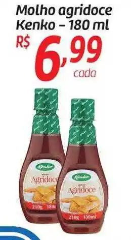 Molho agridoce kenko