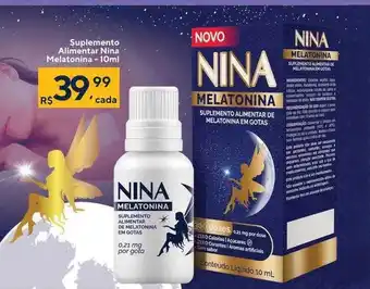 Drogaria Coop Suplemento alimentar nina melatonina oferta