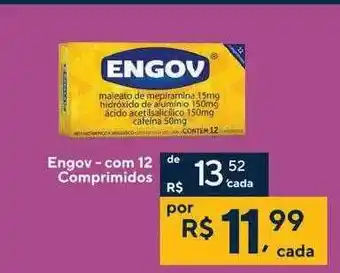 Drogaria Coop Engov com 12 comprimidos oferta
