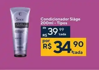 Drogaria Coop Condicionador siàge 200ml tipos oferta
