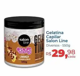 Gelatina capilar salon line diversos